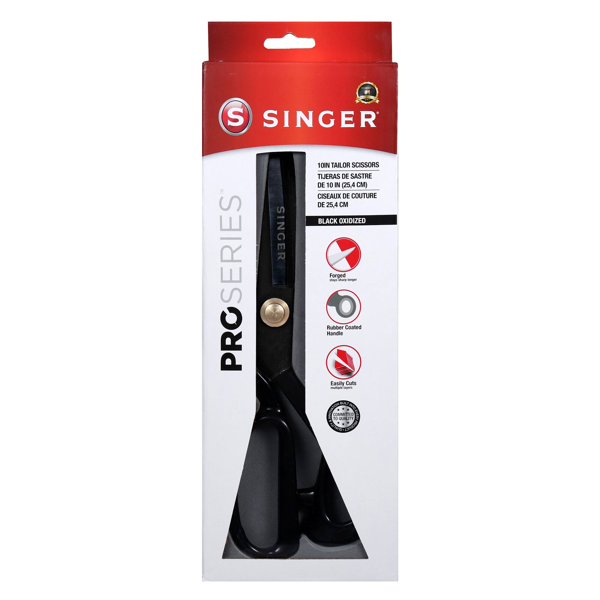 SINGER® ProSeries™ 10" Tailor Scissors with Black Oxide Finish